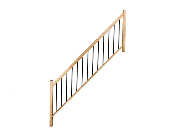 Miniature 2 de Balustrade tubes verticaux tournant en hêtre "Fineas" escalier 1/4