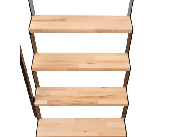 Miniature 5 de Escalier gain de place noir en hêtre massif "Loky" - GEOM