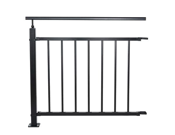 Miniature 2 de Kit balustrade noir additionnel H. 1 m x L. 100 cm - GEOM