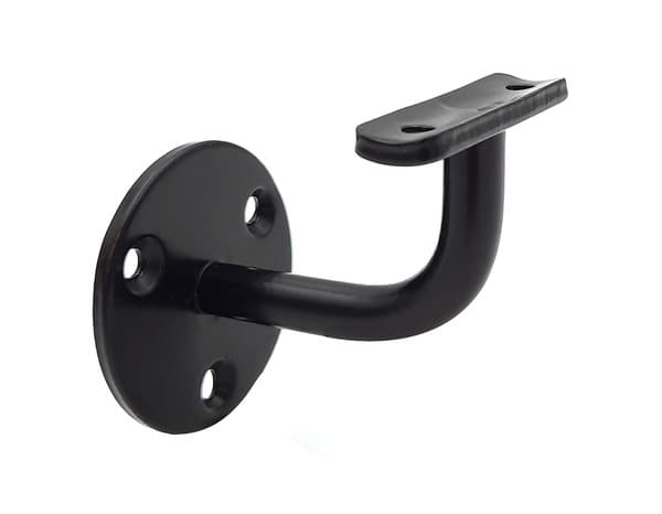 Support métal noir pour garde de corps - GEOM