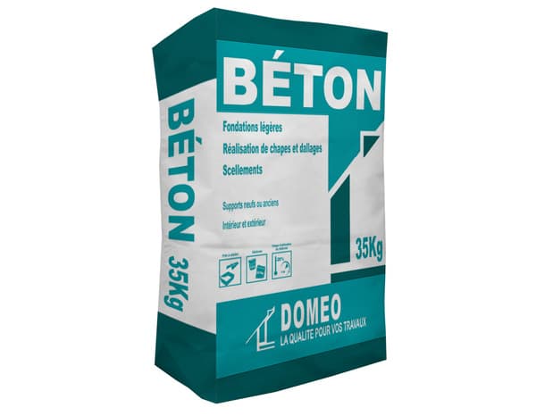Béton universel fondations légères - sac de 35 kg