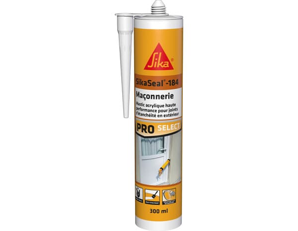 Mastic acrylique joints d’étanchéité extérieur - cartouche 465 g - Sika