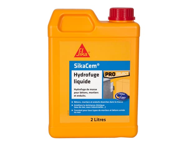 Enduit hydrofuge liquide en bidon de 2 L - Sika