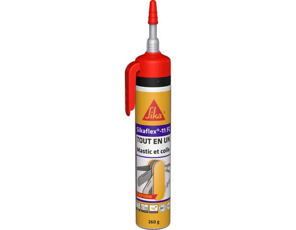 Mastic colle Sikaflex 11 FC + blanc  - cartouche à gâchette 200 ml - Sika