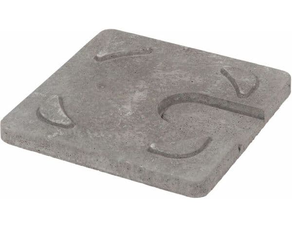 Couvercle béton prédécoupé 30 x 30 cm. Ép. 4,5 cm
