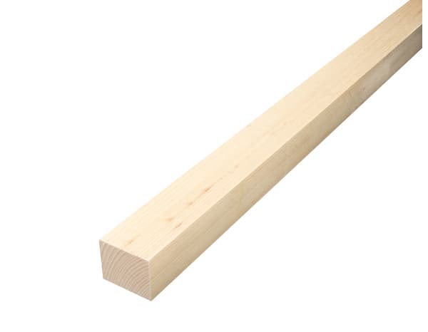 Tasseau en sapin brut L. 2,40 m section 63 x 75 mm