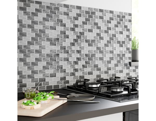 Mosaique "Ziline" multicolore - l.30 x L.30 cm. - Cooke and Lewis