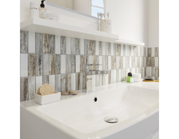 Miniature 5 de Mosaique "XAV" gris - l.30  x L.30 cm - Cooke and Lewis