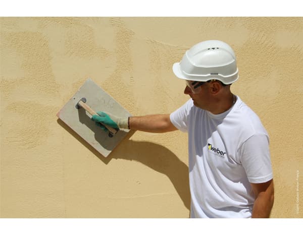 Miniature 2 de Enduit monocouche couleur blanc cassé - sac de 25KG - Weber