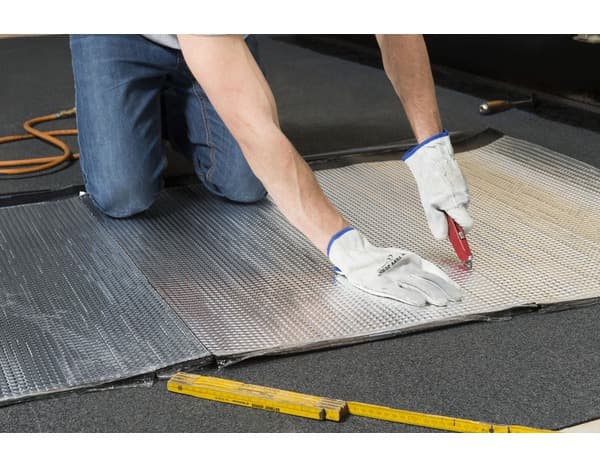 Miniature 4 de Chape alu mammouth SBS en rouleau de 1 x 6 M épaisseur 4 mm bitume élastomère - Soprema