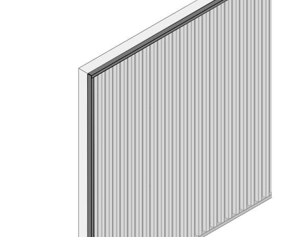 Miniature 3 de Profilé acier pour bardage et parement XL45 2300 mm noir mat