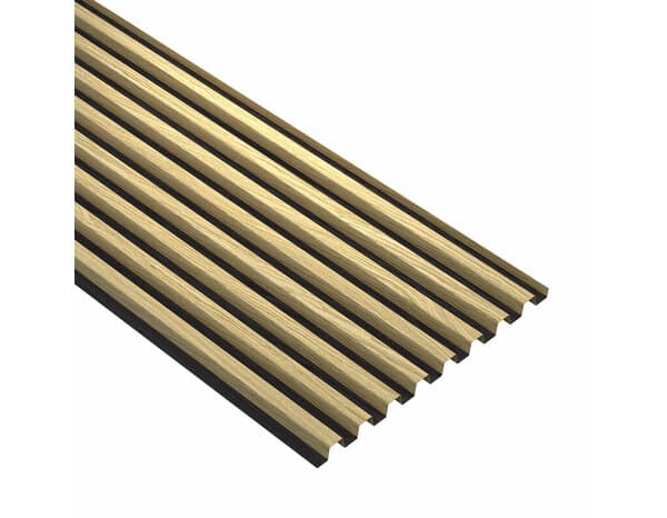 Miniature 2 de Lot de 5 parements tasseau 20 x 20 mm, en acier effet bois 360 X 1150 mm