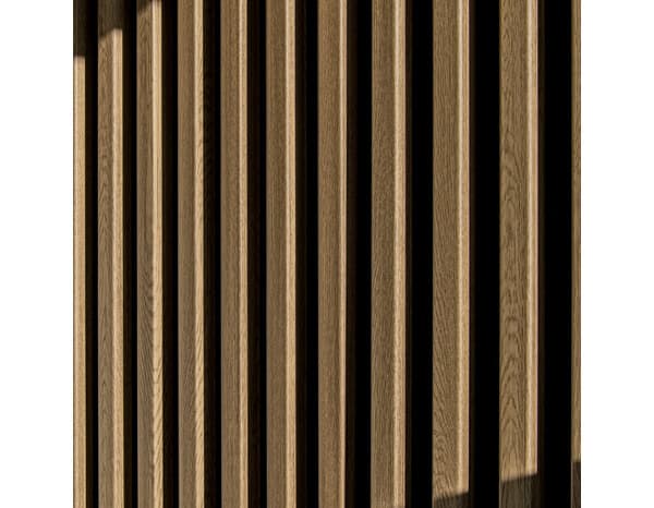 Miniature 3 de Parement tasseau 40 x 40 mm en acier effet bois 710 x 2300 mm