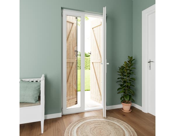 Miniature 2 de Volet battant manuel bois 215 x 100 cm - GEOM