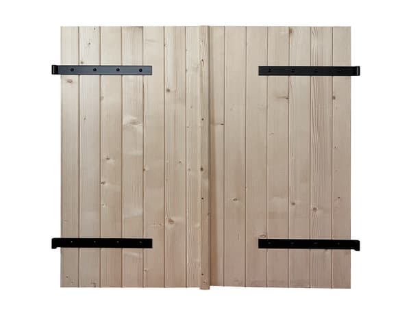 Miniature 4 de Volet battant manuel bois 145 x 120 cm - GEOM