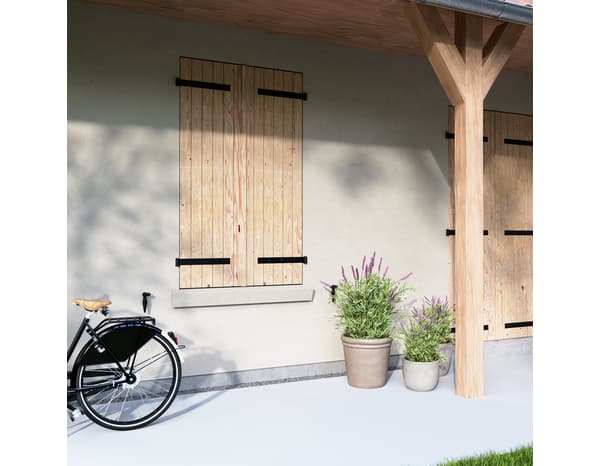 Volet battant manuel bois 175 x 100 cm - GEOM