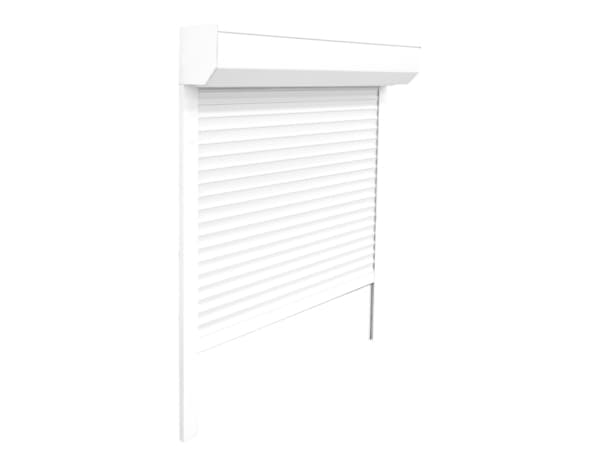 Miniature 4 de Volet roulant motorisé radio aluminium blanc 215 x 100 cm - GEOM