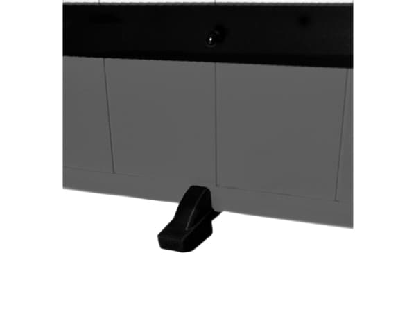 Miniature 6 de Volet oscillant 2 portes aluminium gris 145 x 120 cm - GEOM