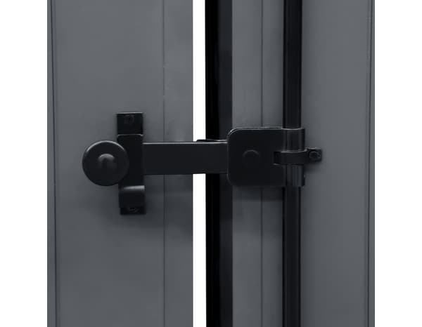 Miniature 7 de Volet oscillant 2 portes aluminium gris 145 x 120 cm - GEOM