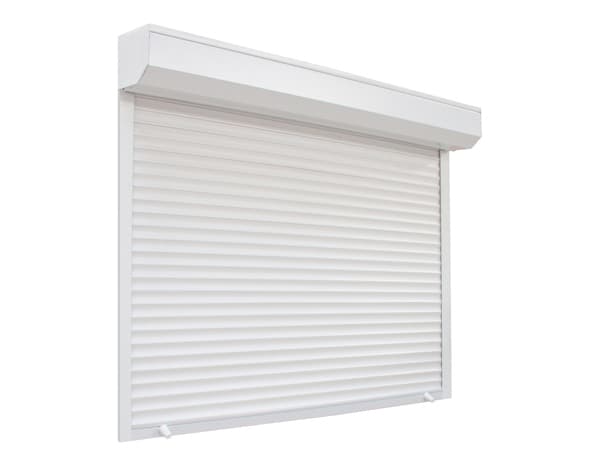 Miniature 4 de Volet roulant manuel PVC blanc 125 x 120 cm - GEOM