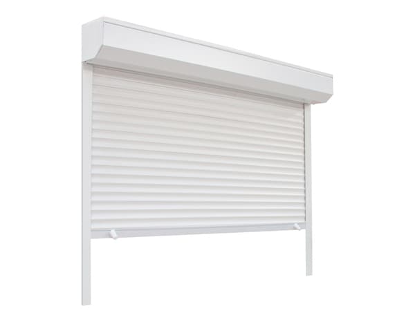 Miniature 6 de Volet roulant manuel PVC blanc 125 x 120 cm - GEOM