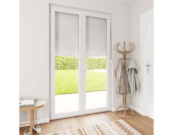 Miniature 2 de Volet roulant manuel PVC blanc 225 x 140 cm - GEOM