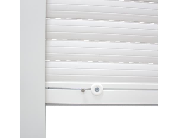 Miniature 4 de Volet roulant manuel PVC blanc 160 x 140 cm - GEOM