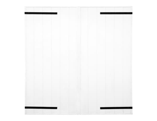 Miniature 4 de : Volet battant manuel 2 panneaux PVC blanc 145 x 120 cm - GEOM