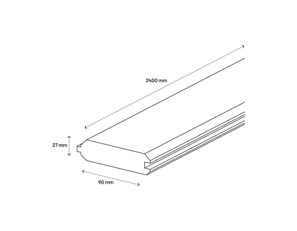 Miniature 4 de Kit 5 lames à volets en sapin - GEOM