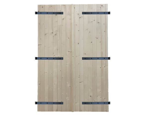 Miniature 4 de Volet battant manuel bois 225 x 120 cm - GEOM