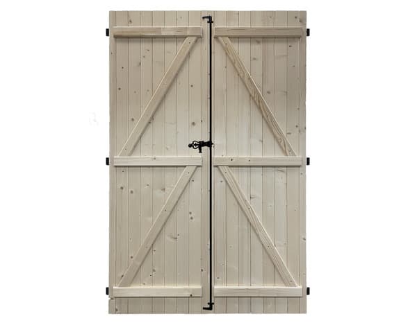 Miniature 3 de Volet battant manuel bois 215 x 140 cm - GEOM