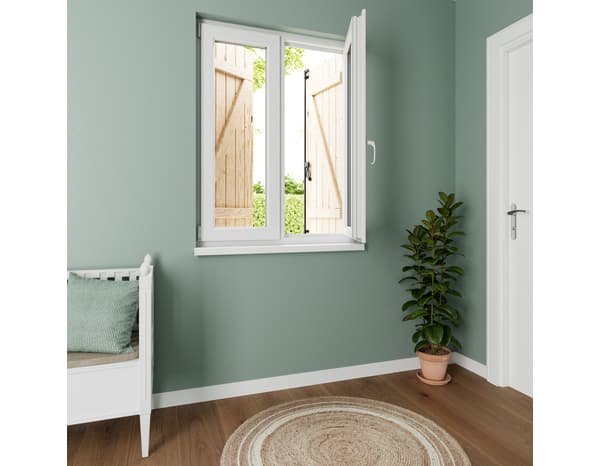 Miniature 2 de Volet battant manuel bois 135 x 100 cm - GEOM