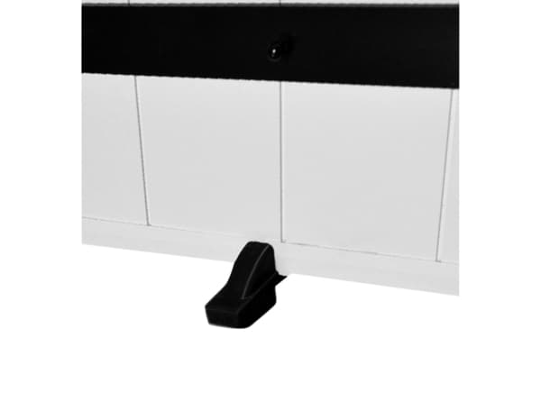 Miniature 7 de Volet battant 2 panneaux PVC blanc 215 x 120 cm - GEOM