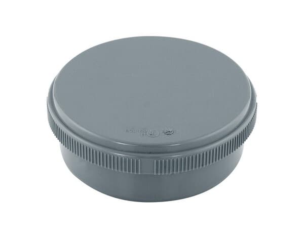 Bouchon PVC pour l'évacuation gravitaire des eaux usées - Ø 100 mm - Fitt