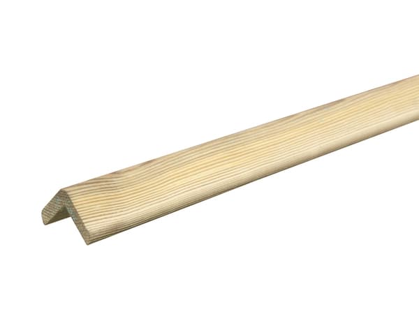 Moulure d'angle en bois -  2,4M 4,6X4,6CM