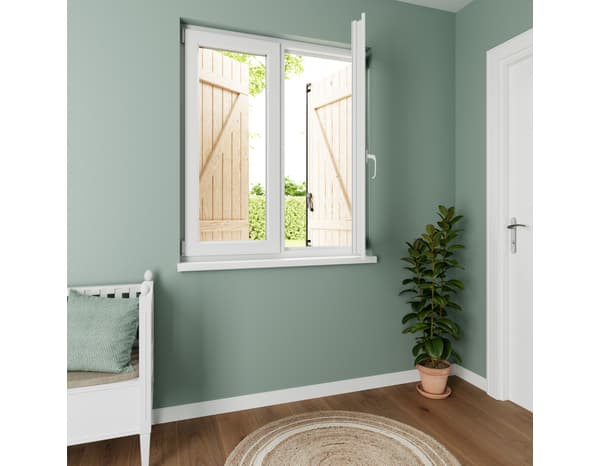 Miniature 4 de Volet battant manuel bois 135 x 120 cm - GEOM