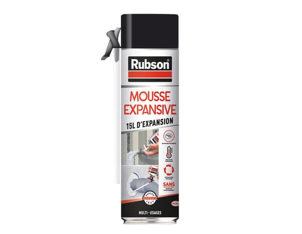 Mousse expansive aérosol multi-usages 345 ml - Rubson