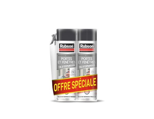 Lot de de 2 mousses expansives isole 500 ml - Rubson