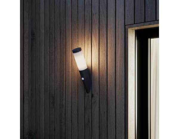 Applique murale détecteur noir "Holiss"