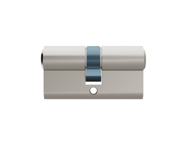 Miniature 3 de Serrure cylindre 6 goupilles satin nickel 30 X 30 mm