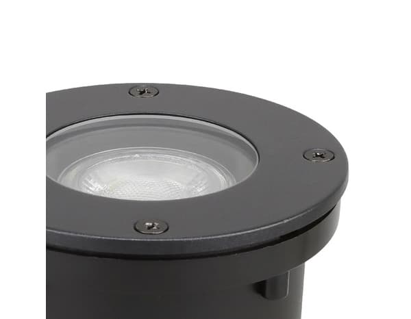 Miniature 4 de Spot exterieur rond GU10 noir "Carpina" - Marque BLOOMA