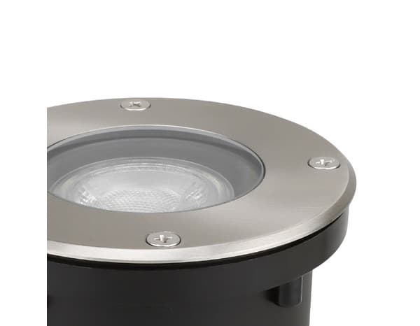 Miniature 3 de Spot exterieur rond GU10 chrome "Carpina" - Marque BLOOMA