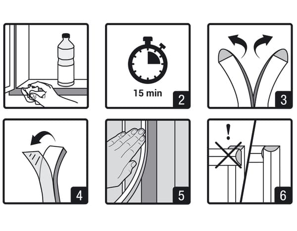 Miniature 6 de Joint d'étanchéité premium portes et fenêtres très mauvais état blanc - 6 m 9 x 7,5 mm - 3M