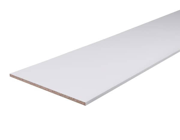 Tablette mélaminé blanc L. 250 cm x Ep. 1,8 cm x l. 30 cm