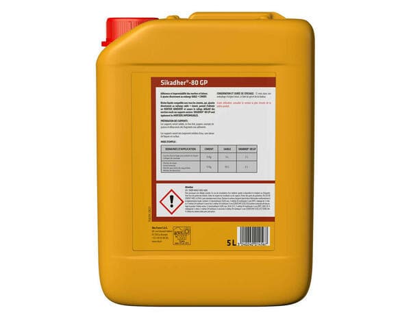 Miniature 2 de Résine d'accrochage Sikadher-80 GP blanc, en bidon de 5 L - Sika