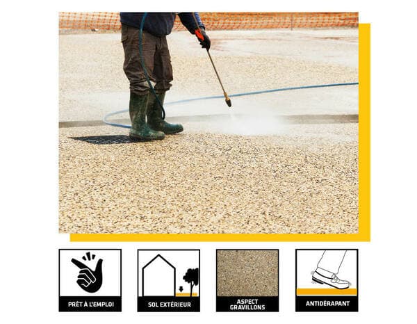 Miniature 2 de Désactivant 4-6 de surface, effet "gravillons lavés" - bidon de 5 L - Sika