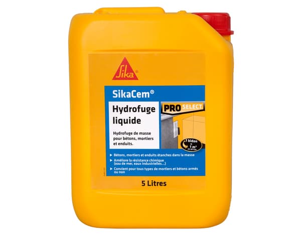 Enduit hydrofuge liquide en bidon de 5 L - Sika