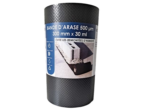 Miniature 2 de Rouleau de bande d'arase d'étanchéité noire 0.30 M x 30 M