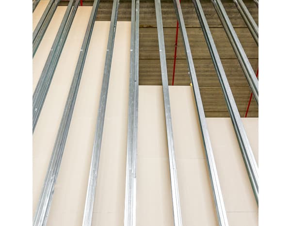 Miniature 2 de Lot 10 montants M48 250 NF pour cloison plaques de plâtre - 48 x 2500 mm