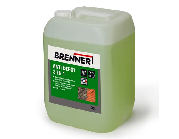 Miniature 2 de Traitement anti-dépôt tout 3 en 1 prêt à l'emploi - 20L - Brenner